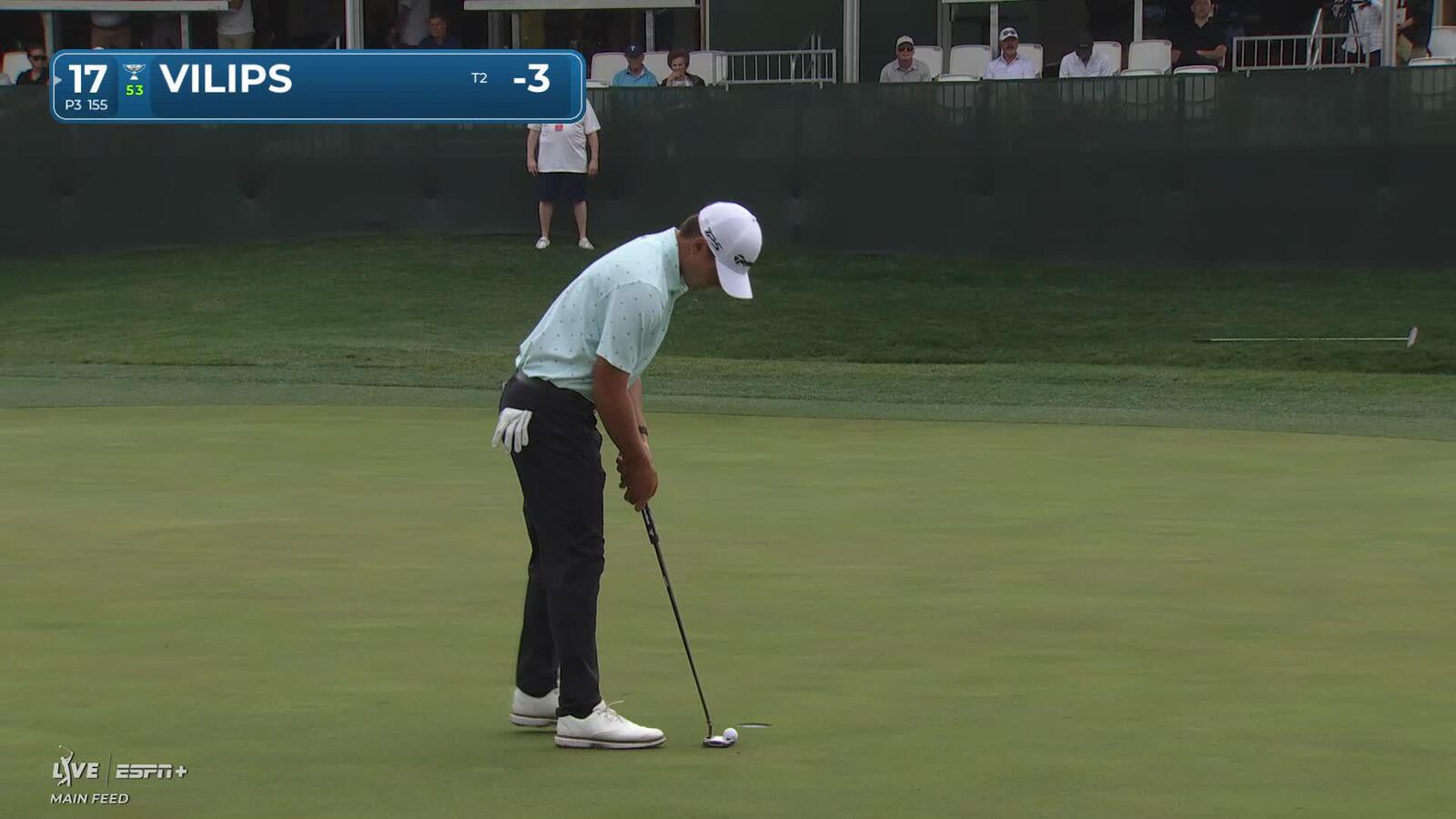 Karl Vilips | Round 1 | 17th hole | Shot 3 | 2025 THE CJ CUP