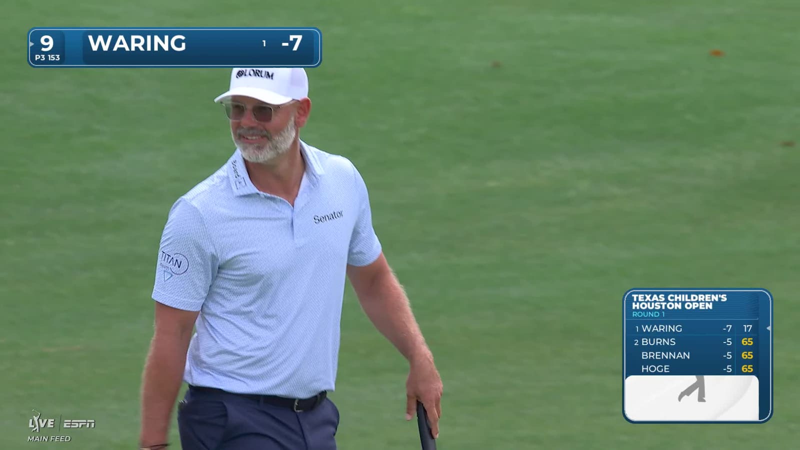 Paul Waring | Round 1 | 9th hole | Shot 2 | 2026 Texas Children's