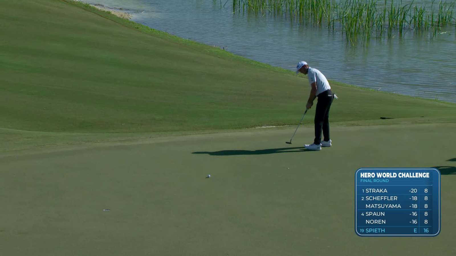 Jordan Spieth | Round 4 | 17th hole | Shot 3 | 2025 Hero World Challenge