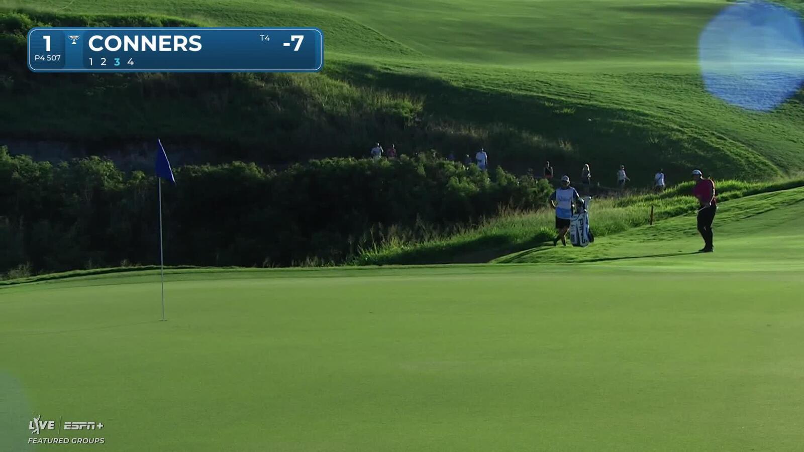 Corey Conners | Round 2 | 1st hole | Shot 3 | 2025 The Sentry