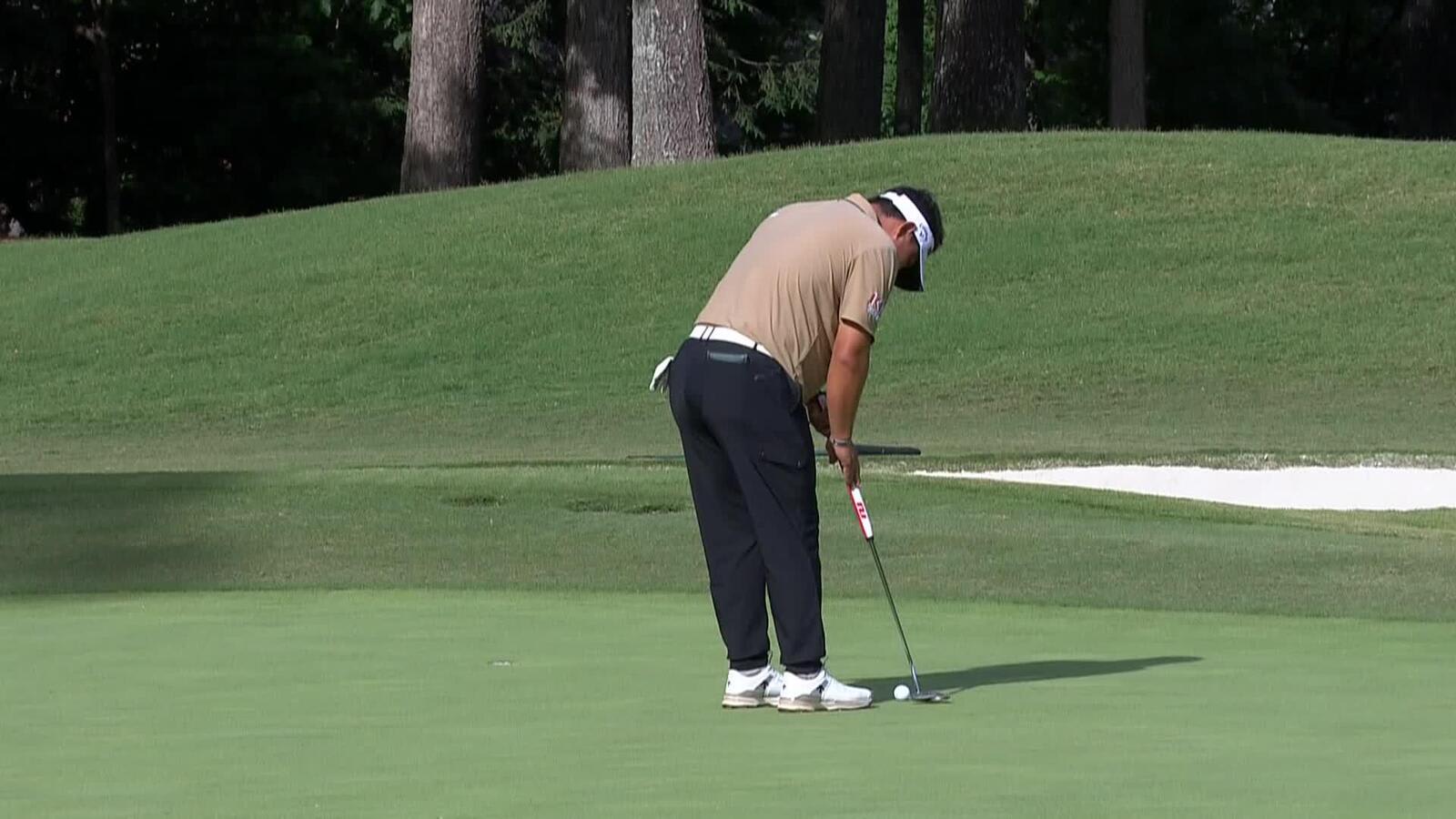 Seungtaek Lee | Round 3 | 14th hole | Shot 4 | 2025 BMW Charity Pro-Am