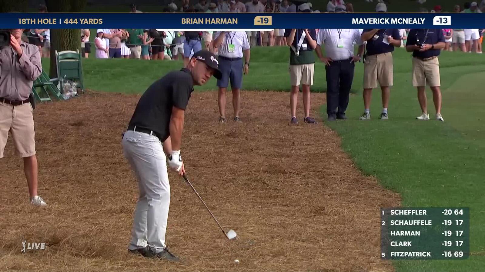 Brian Harman | 2024 THE PLAYERS | Round 4 | 18th hole | Shot 2