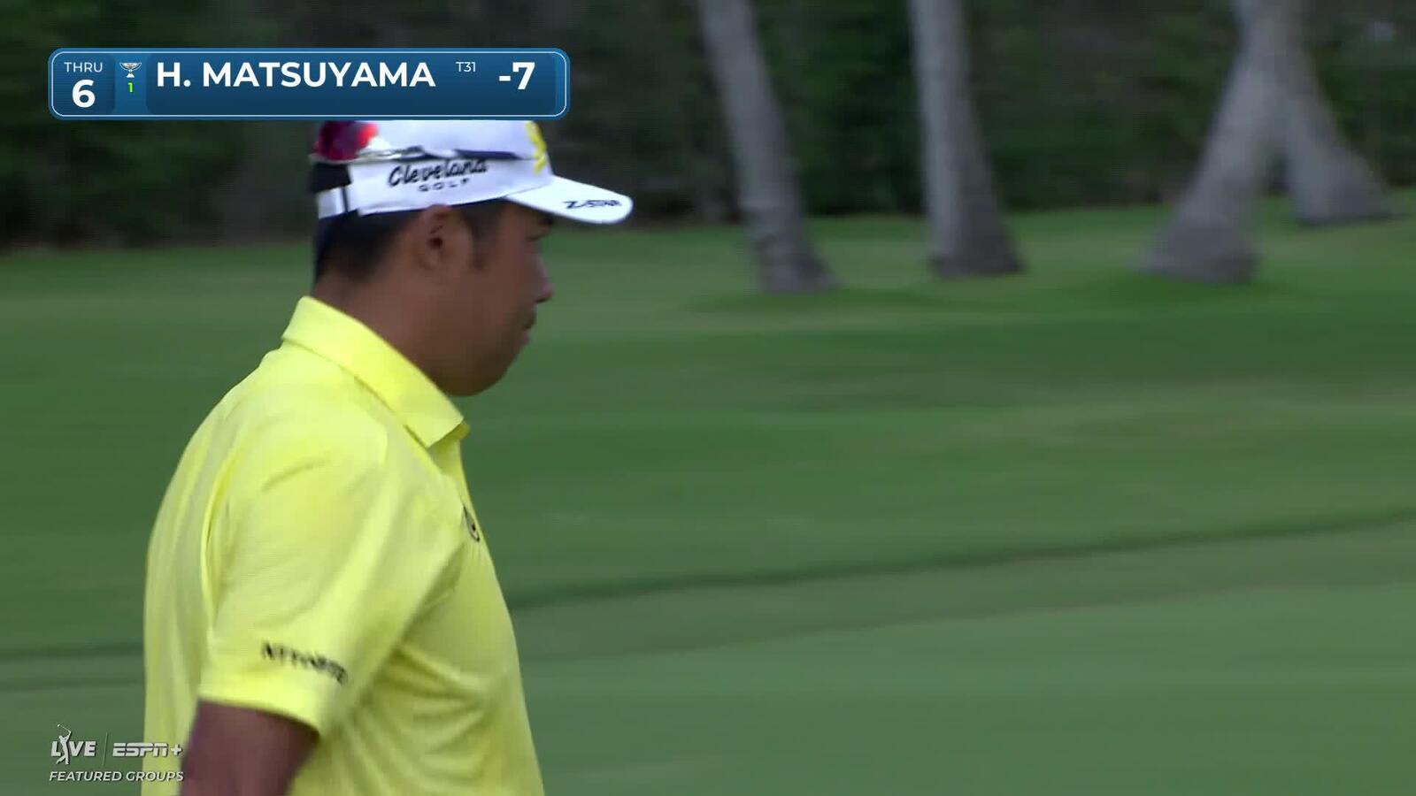 Hideki Matsuyama | Round 4 | 6th hole | Shot 3 | 2025 Sony Open
