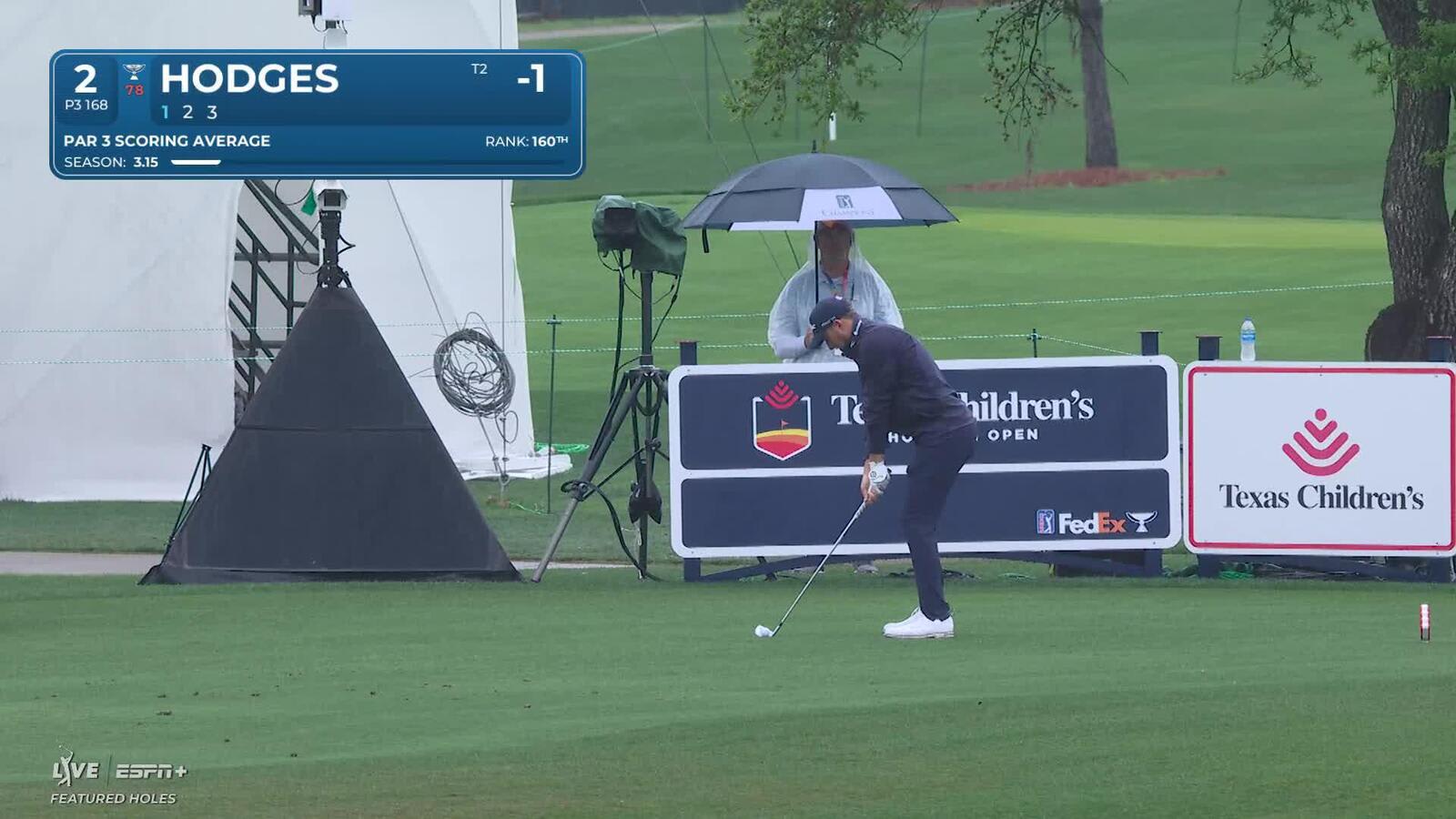 Lee Hodges | Round 1 | 2nd hole | Shot 1 | 2025 Houston Open