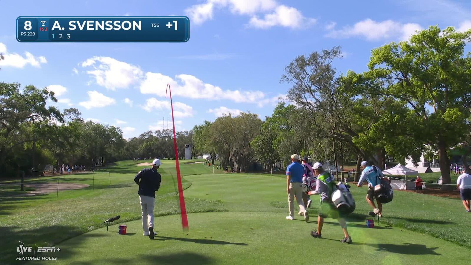 Adam Svensson | Round 1 | 8th hole | Shot 1 | 2025 Valspar