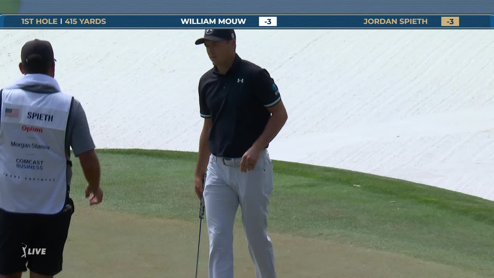 Jordan Spieth | Round 3 | 1st hole | Shot 4 | 2026 THE PLAYERS