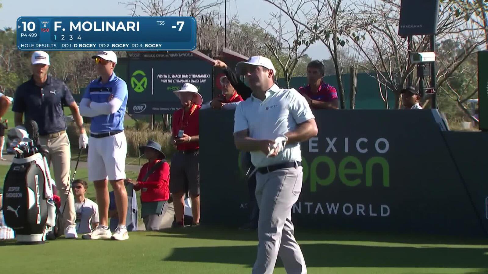 Francesco Molinari | Round 4 | 10th hole | Shot 1 | 2025 Mexico Open