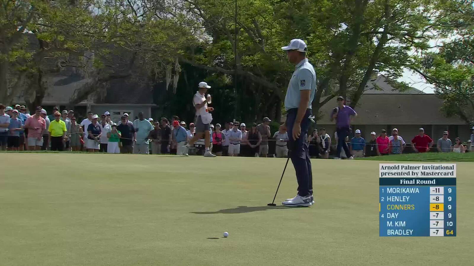 Corey Conners | Round 4 | 10th hole | Shot 3 | 2025 Arnold Palmer Invitational