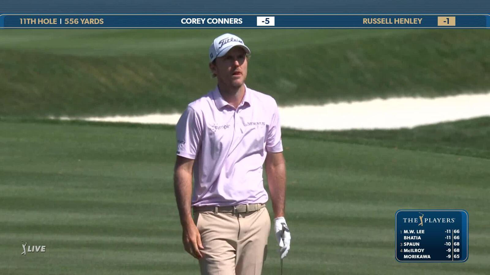 Russell Henley | Round 3 | 11th hole | Shot 3 | 2025 THE PLAYERS