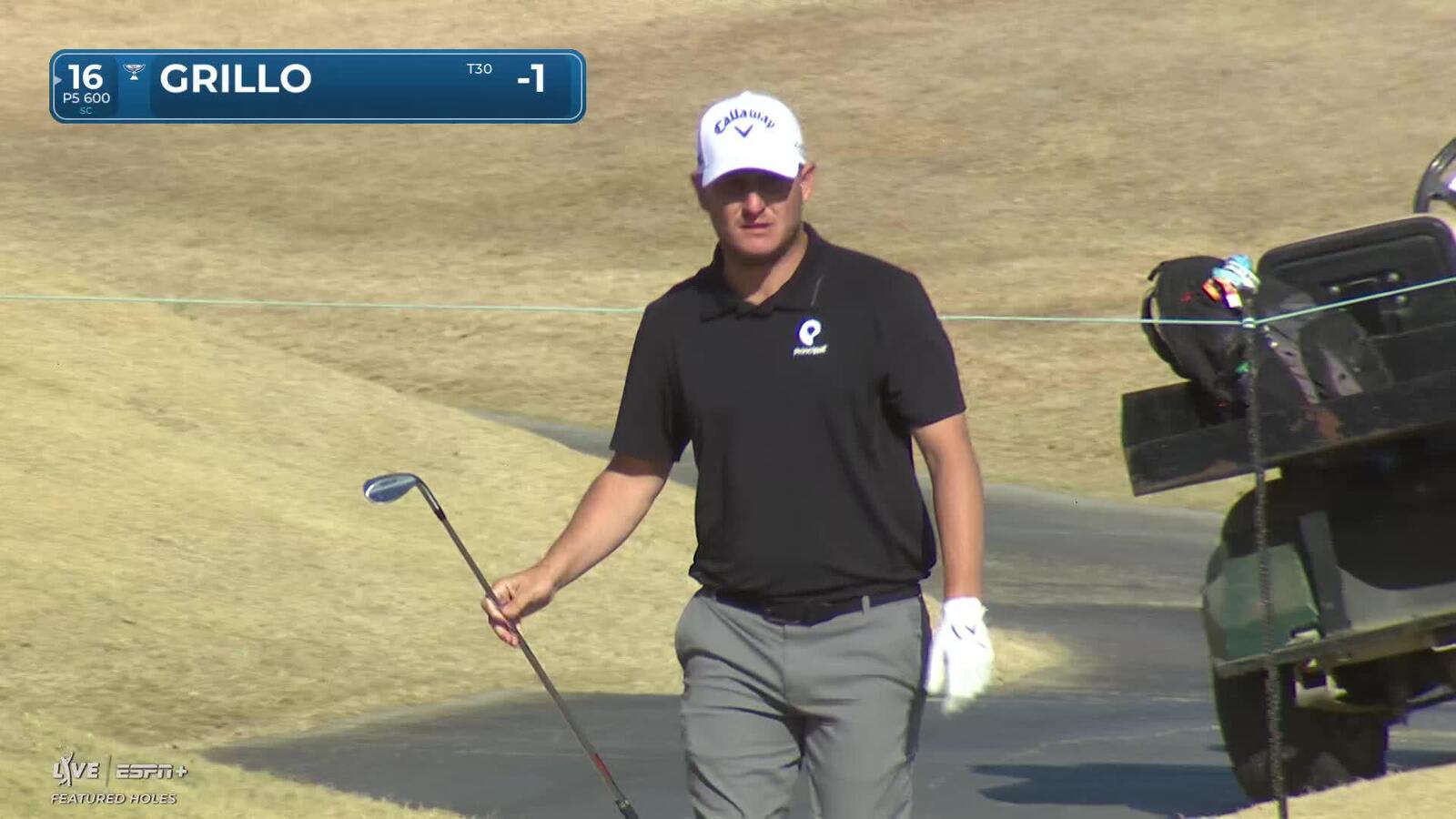 Emiliano Grillo | Round 1 | 16th hole | Shot 3 | 2025 The American Express