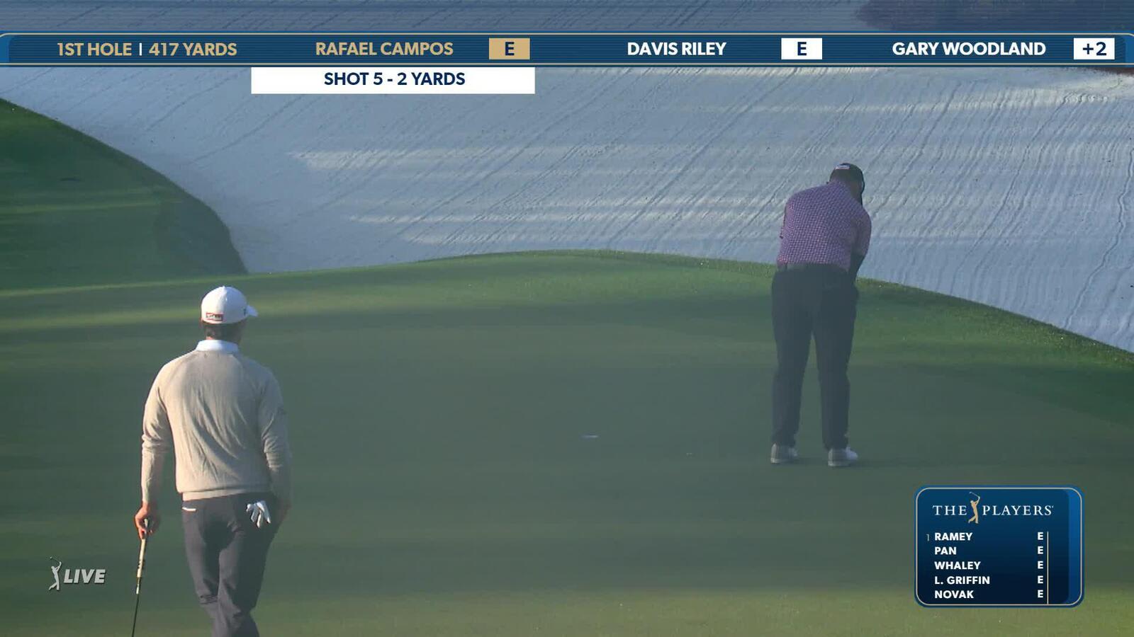 Rafael Campos | Round 1 | 1st hole | Shot 6 | 2025 THE PLAYERS