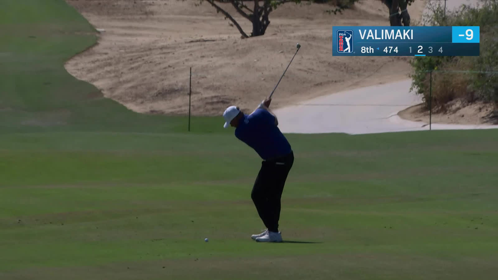 Sami Valimaki | Round 1 | 8th hole | Shot 2 | 2025 World Wide Technology