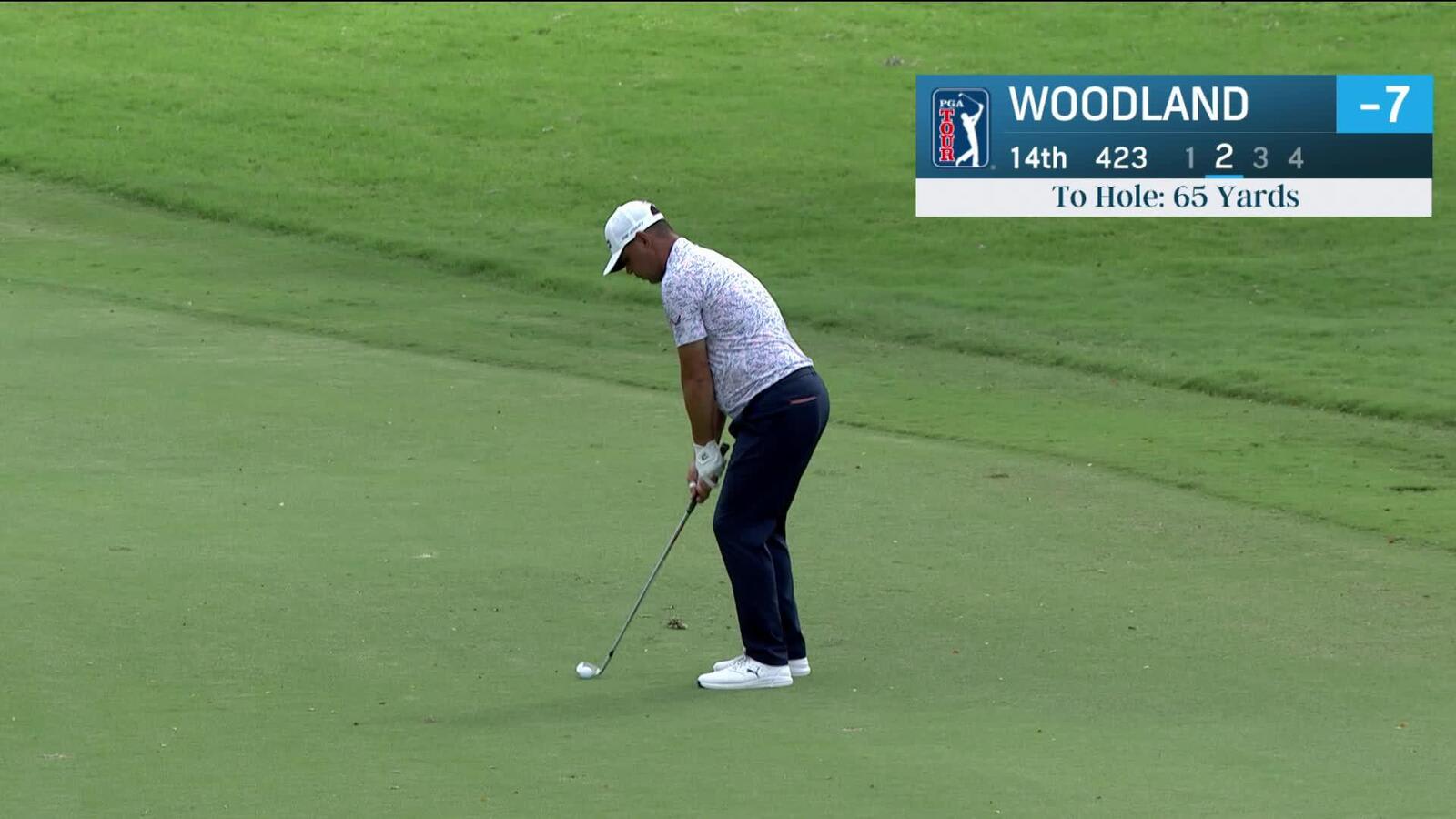 Gary Woodland | Round 3 | 14th hole | Shot 2 | 2025 Sony Open