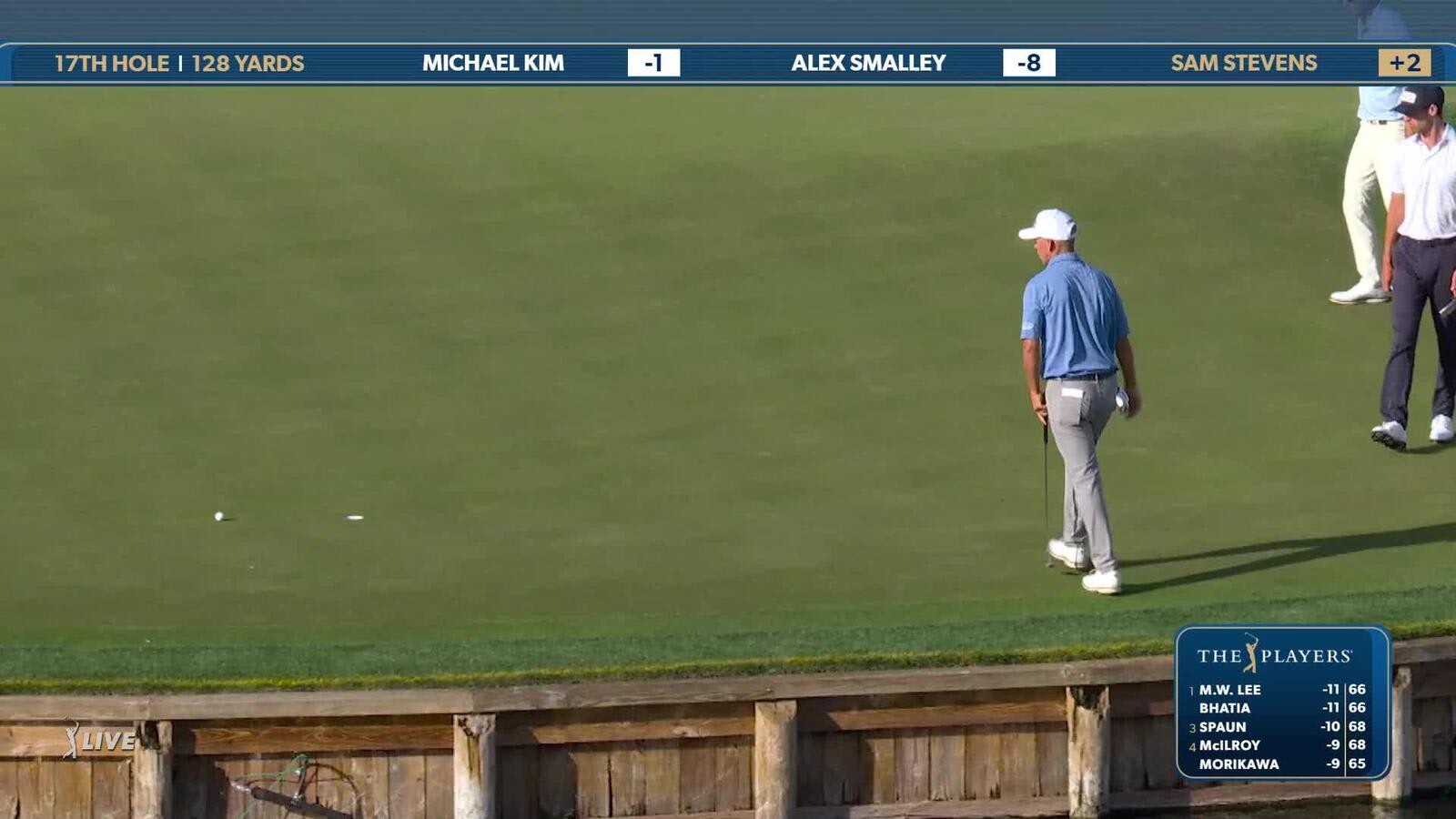 Sam Stevens | Round 2 | 17th hole | Shot 3 | 2025 THE PLAYERS