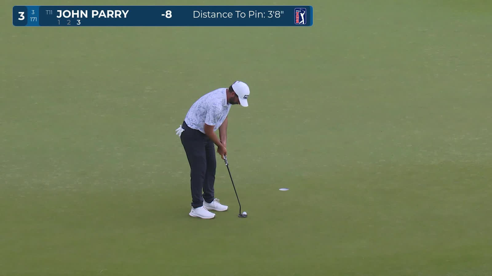John Parry | Round 3 | 3rd hole | Shot 3 | 2026 Valero
