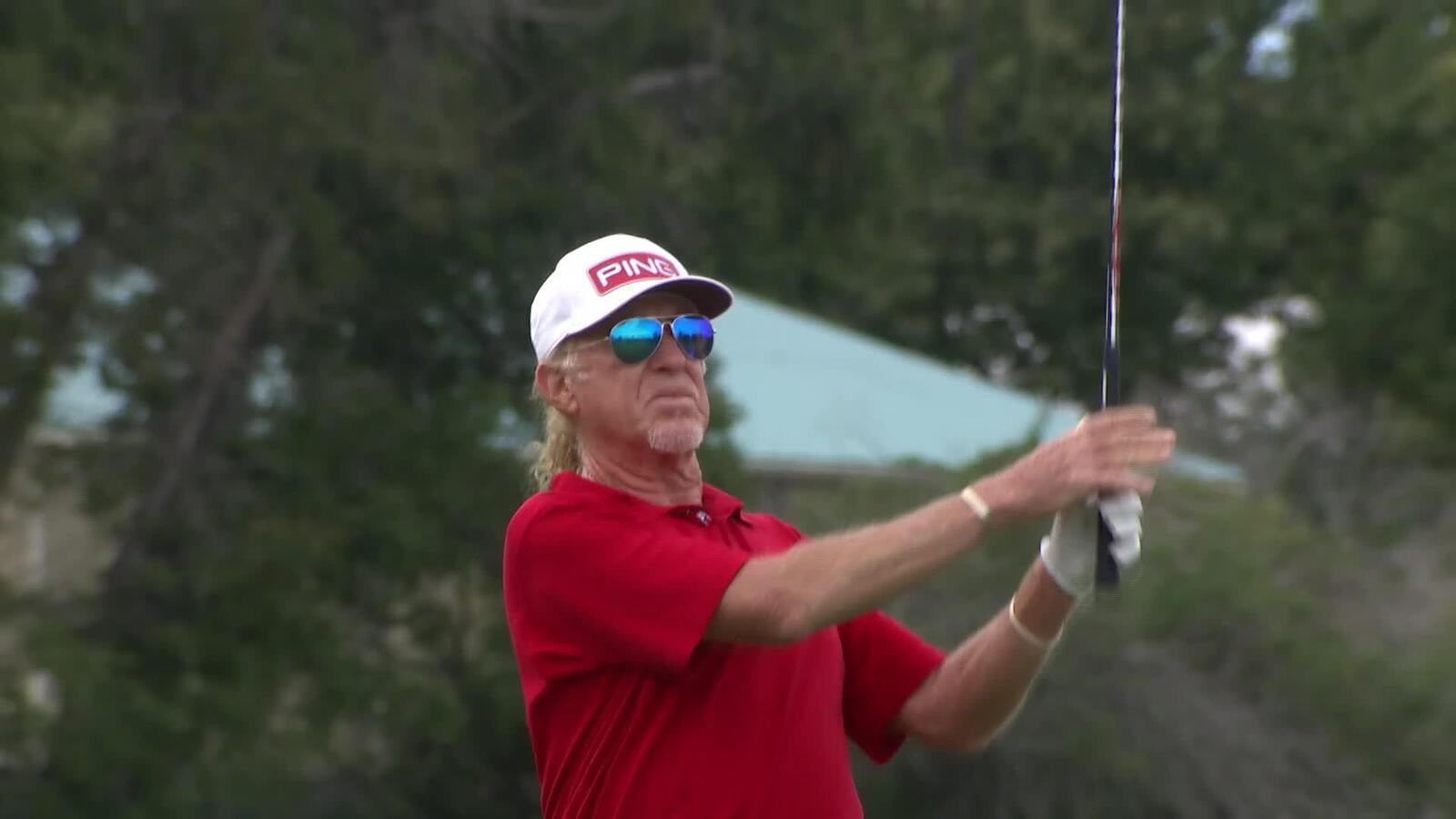 Miguel Angel Jiménez | Round 2 | 18th hole | Shot 3 | 2025 Rogers Charity