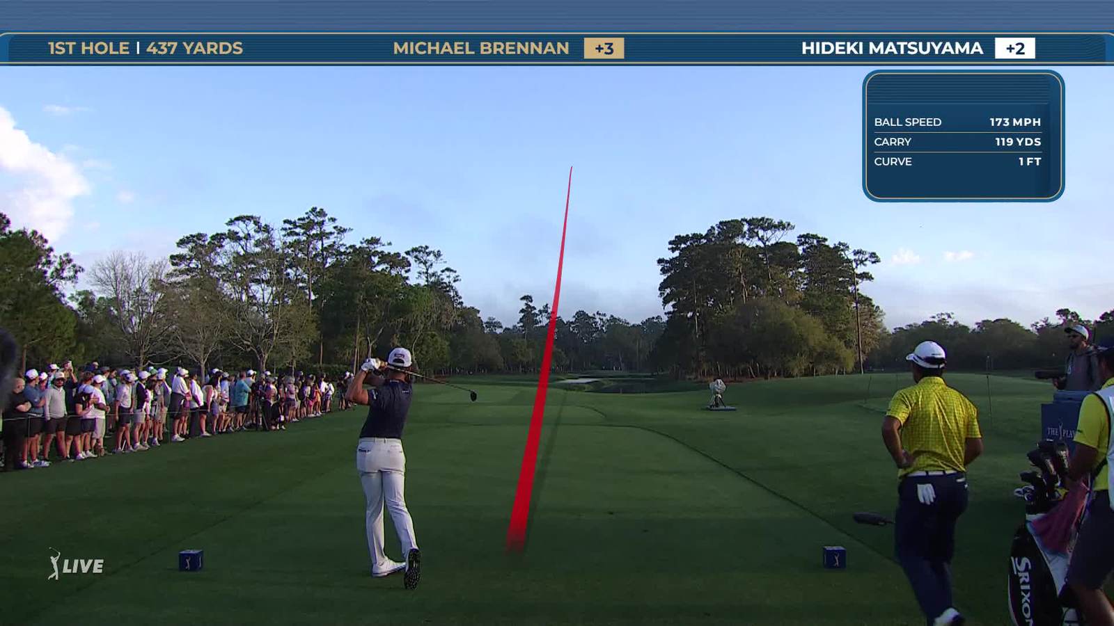 Michael Brennan | Round 4 | 1st hole | Shot 1 | 2026 THE PLAYERS