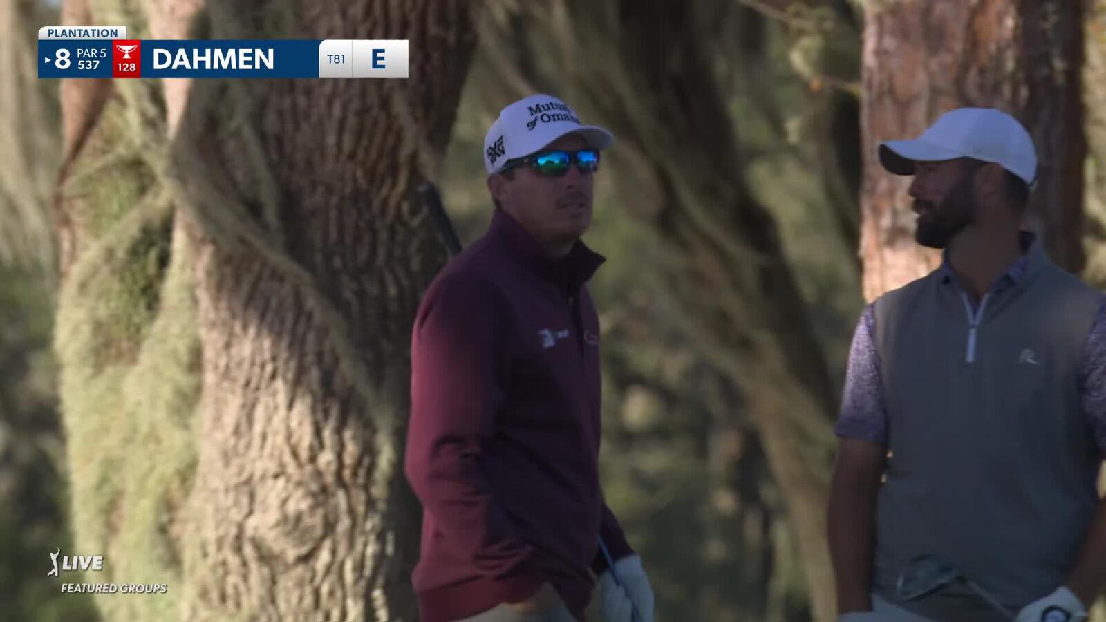 Joel Dahmen | Round 1 | 8th hole | Shot 1 | 2024 The RSM Classic