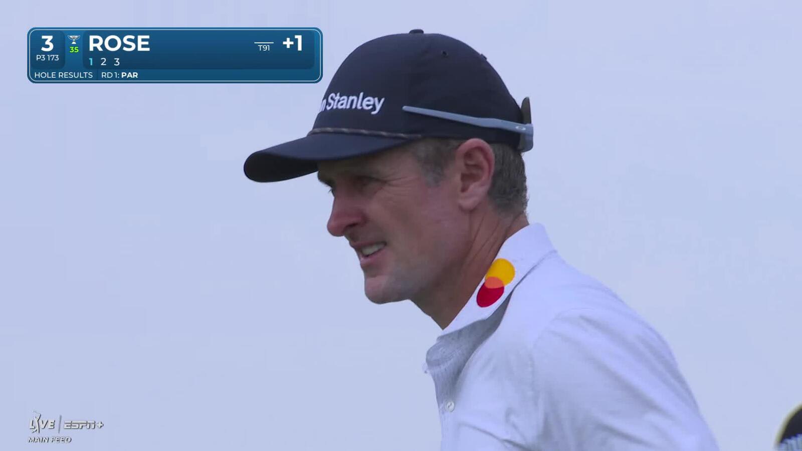 Justin Rose | Round 2 | 3rd hole | Shot 1 | 2025 Valero