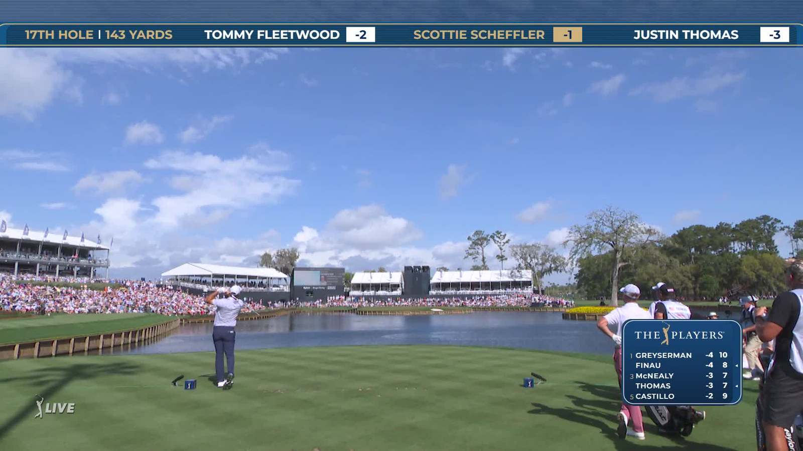 Scottie Scheffler | Round 1 | 17th hole | Shot 1 | 2026 THE PLAYERS