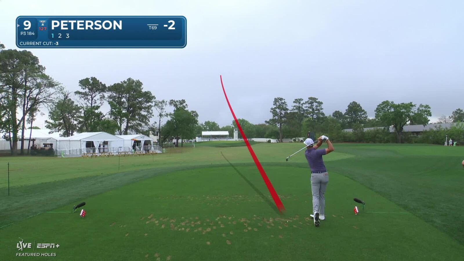 Paul Peterson | Round 2 | 9th hole | Shot 1 | 2025 Houston Open