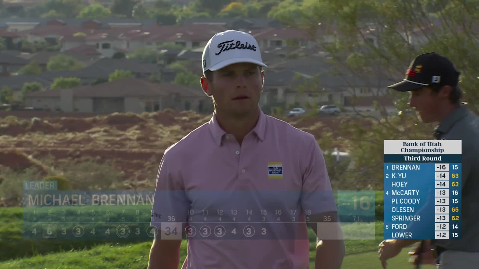 Michael Brennan | Round 3 | 15th hole | Shot 3 | 2025 Bank of Utah