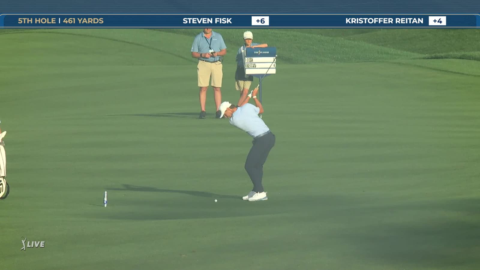 Kristoffer Reitan | Round 4 | 5th hole | Shot 2 | 2026 THE PLAYERS