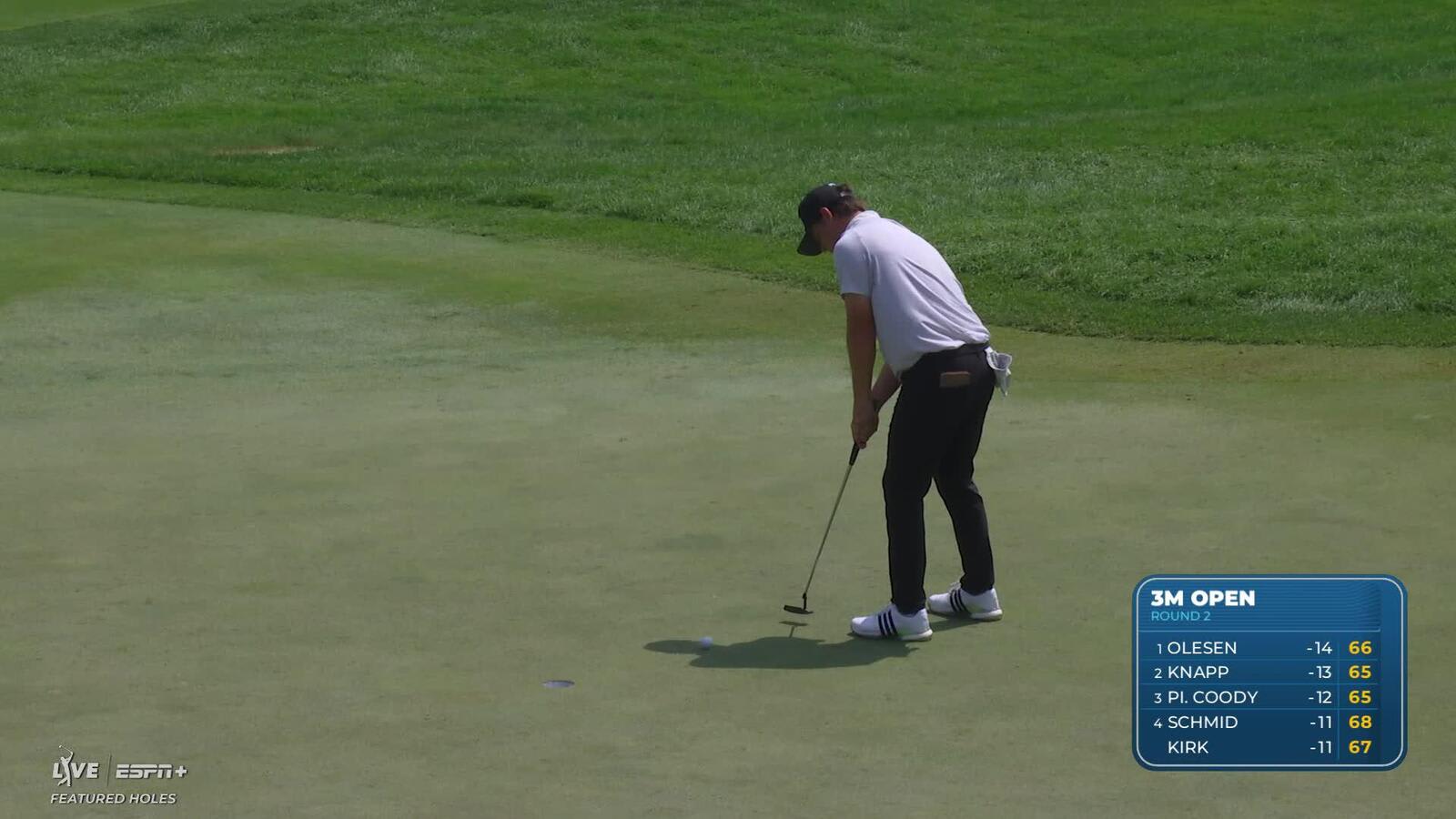 Max Herendeen | Round 2 | 8th hole | Shot 3 | 2025 3M Open