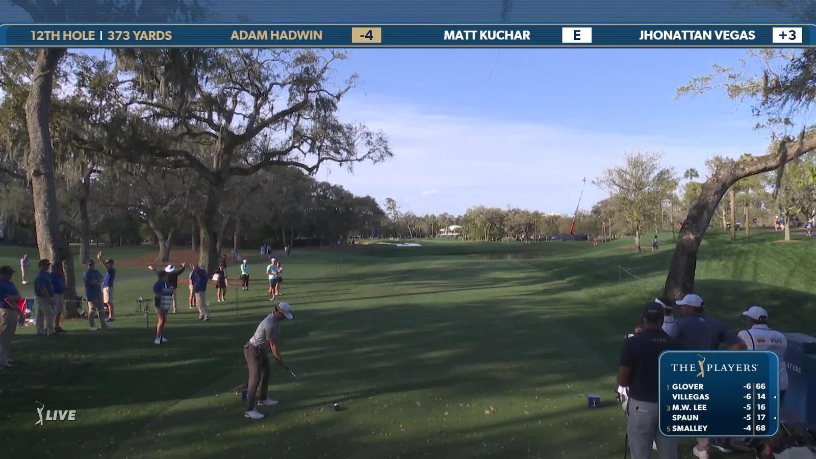 Adam Hadwin | Round 1 | 12th hole | Shot 1 | 2025 THE PLAYERS