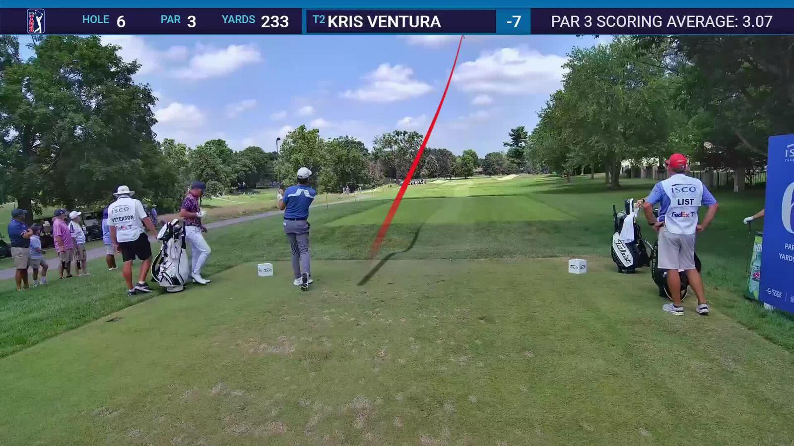 Kristoffer Ventura | Round 4 | 6th hole | Shot 1 | 2025 ISCO Championship