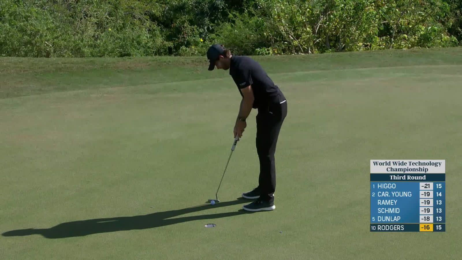 Patrick Rodgers | Round 3 | 15th hole | Shot 4 | 2025 World Wide Technology