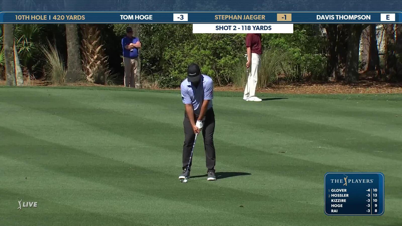 Stephan Jaeger | Round 1 | 10th hole | Shot 2 | 2025 THE PLAYERS