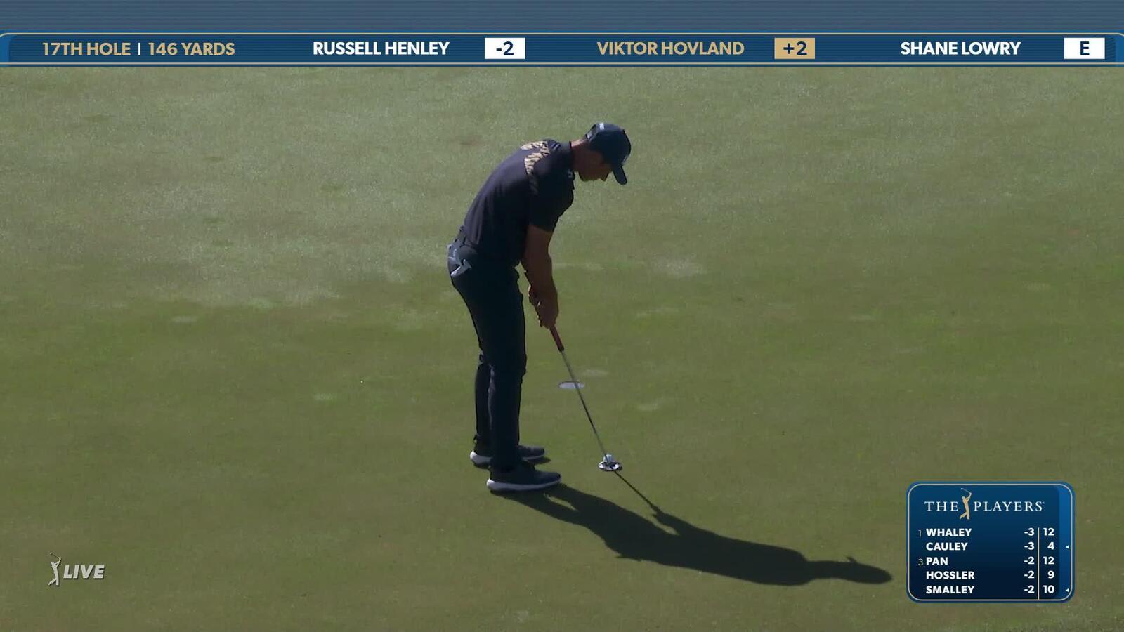 Viktor Hovland | Round 1 | 17th hole | Shot 3 | 2025 THE PLAYERS