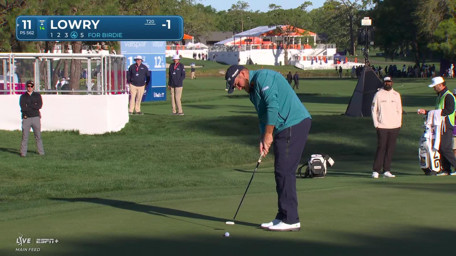 Shane Lowry | Round 2 | 11th hole | Shot 4 | 2025 Valspar