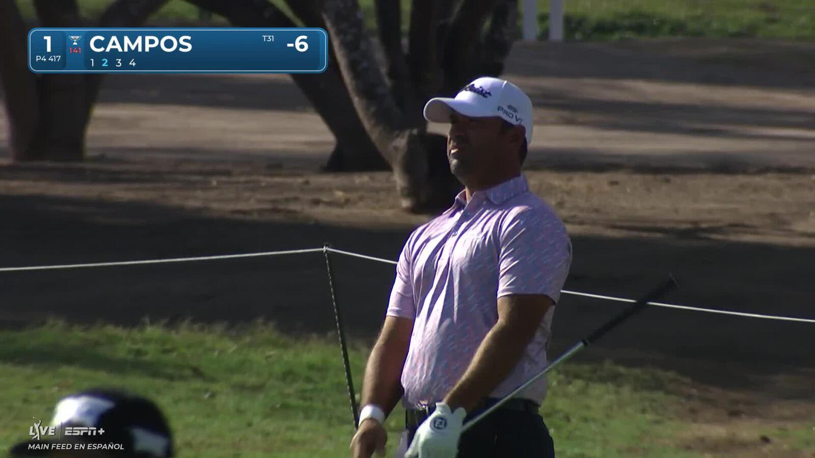 Rafael Campos | Round 3 | 1st hole | Shot 2 | 2025 Mexico Open