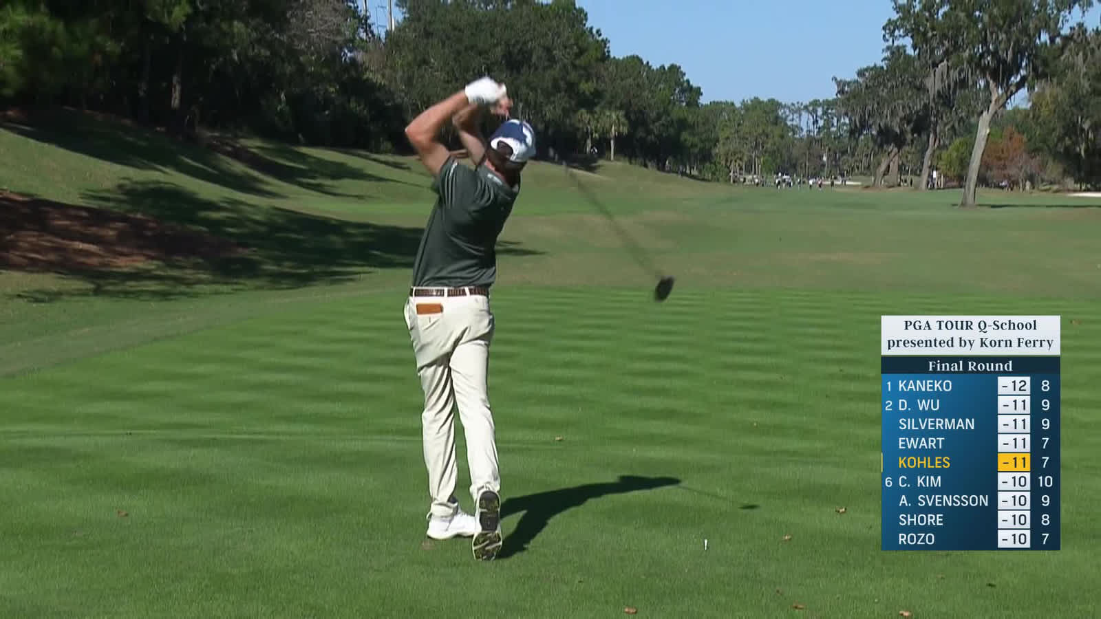 Ben Kohles | Round 4 | 8th hole | Shot 1 | 2025 PGA TOUR Q-School