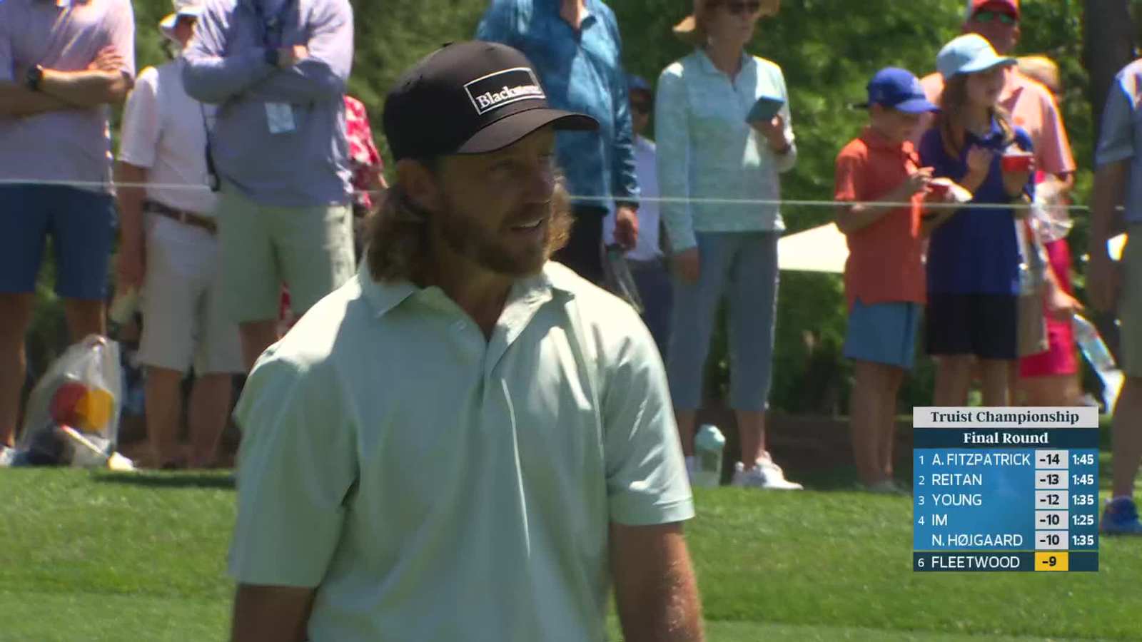 Tommy Fleetwood | Round 4 | 1st hole | Shot 2 | 2026 Truist Championship