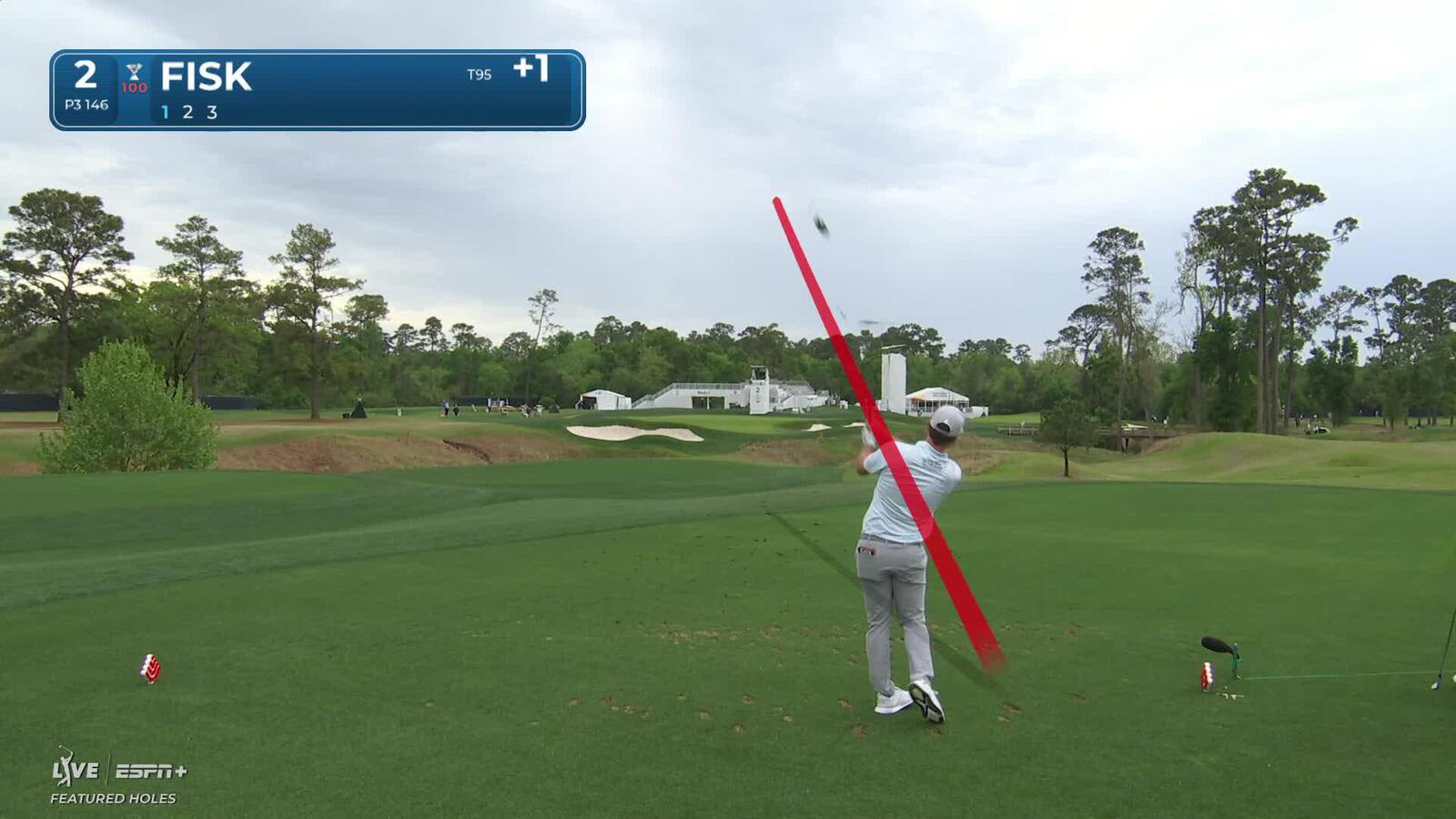 Steven Fisk | Round 2 | 2nd hole | Shot 1 | 2025 Houston Open