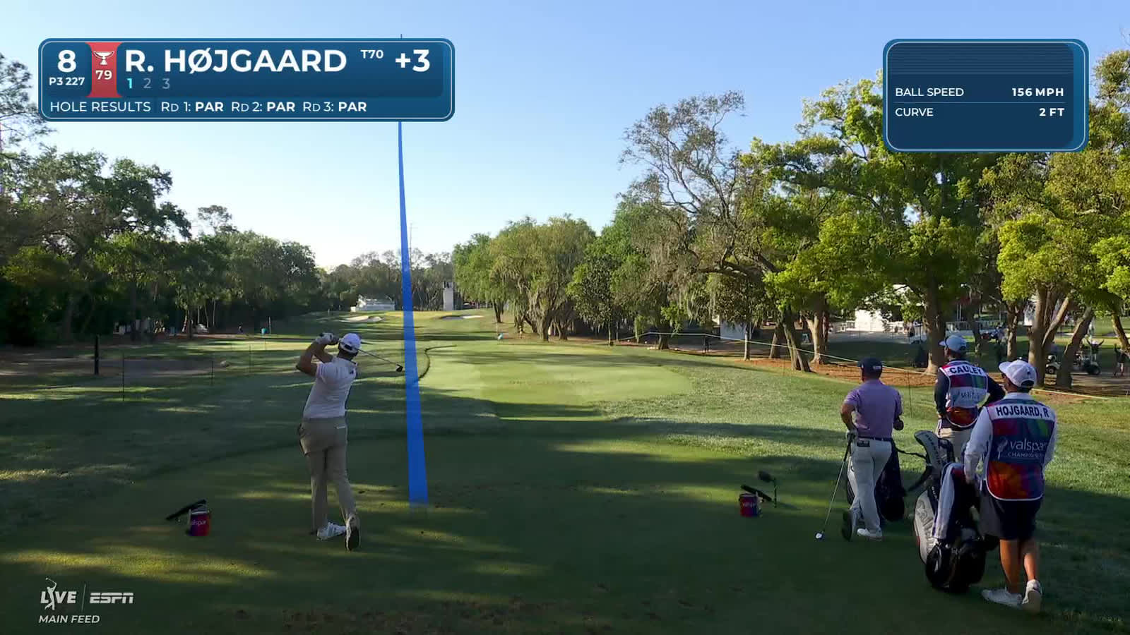 Rasmus Højgaard | Round 4 | 8th hole | Shot 1 | 2026 Valspar