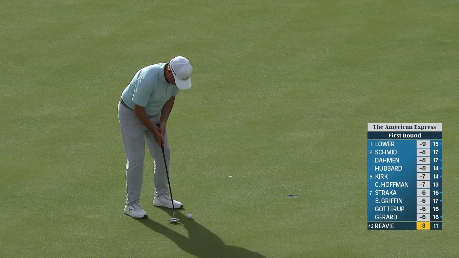 Chez Reavie | Round 1 | 12th hole | Shot 3 | 2025 The American Express