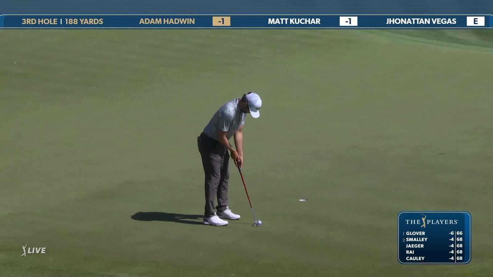 Adam Hadwin | Round 1 | 3rd hole | Shot 3 | 2025 THE PLAYERS