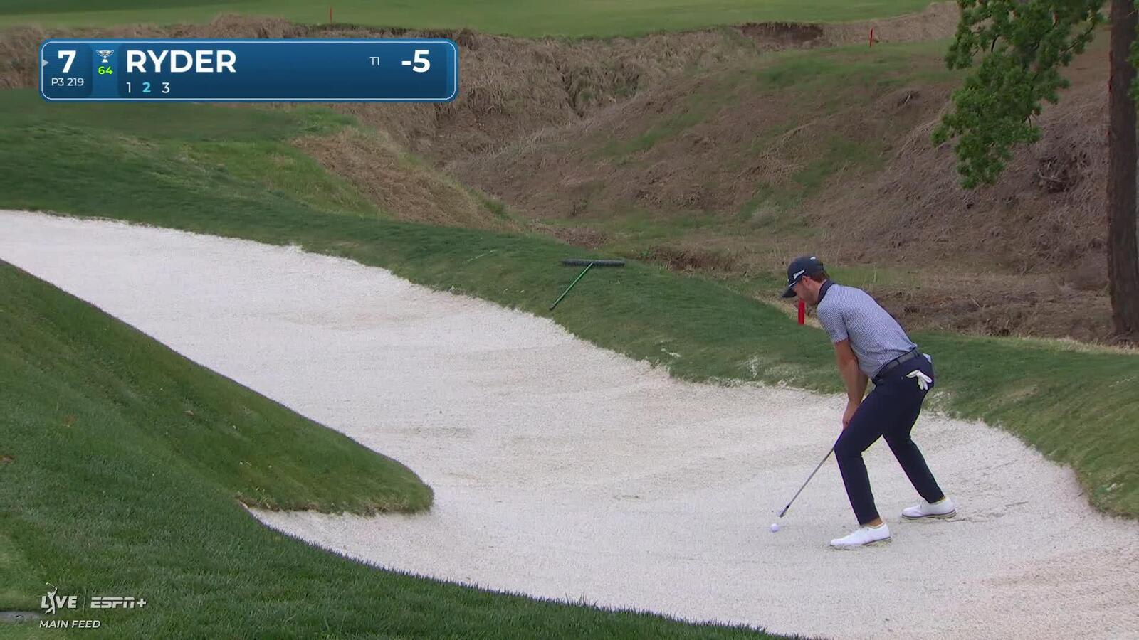 Sam Ryder | Round 1 | 7th hole | Shot 2 | 2025 Houston Open