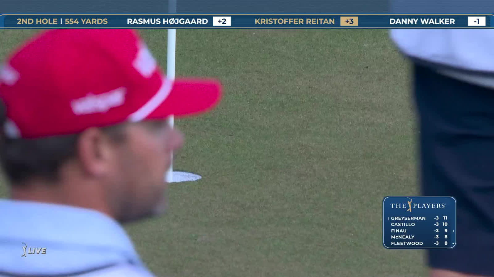 Kristoffer Reitan | Round 1 | 2nd hole | Shot 3 | 2026 THE PLAYERS