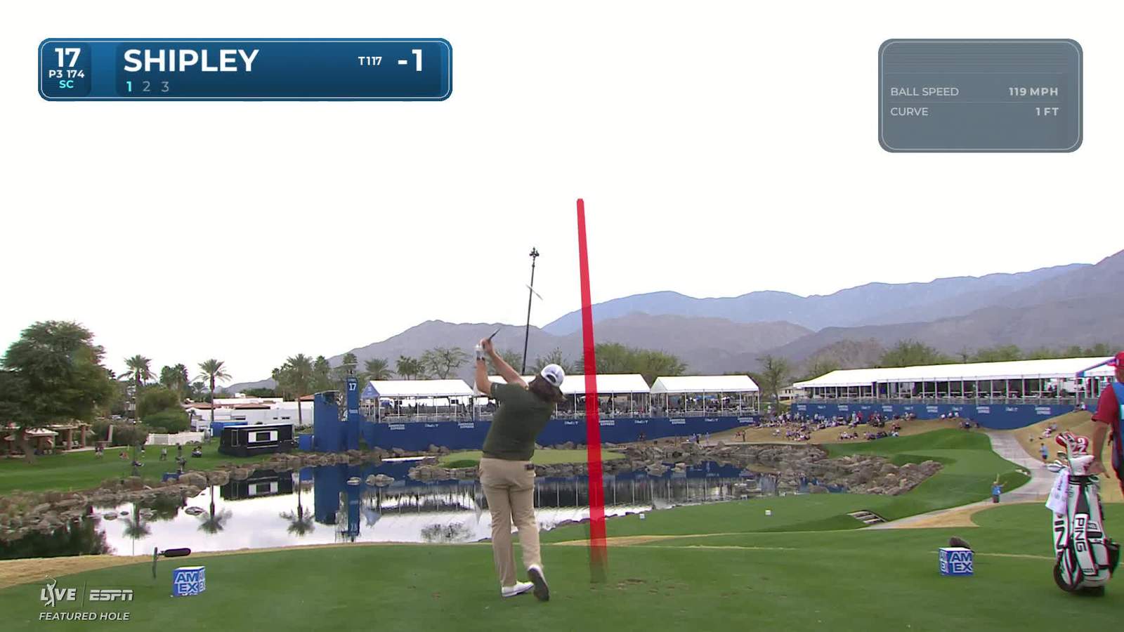 Neal Shipley | Round 1 | 17th hole | Shot 1 | 2026 The American Express