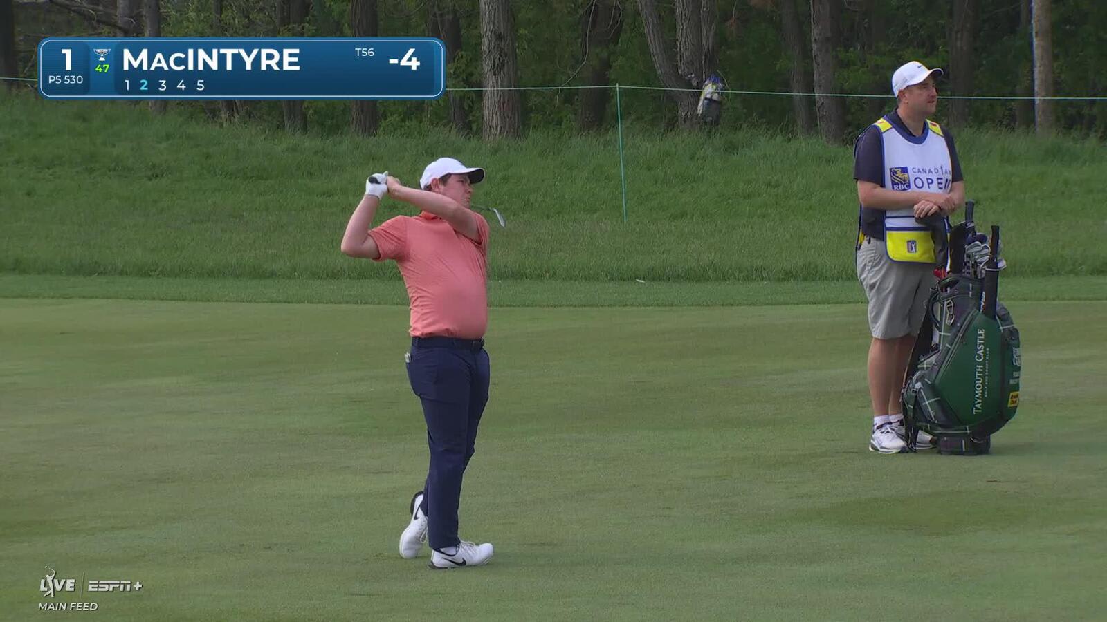 Robert MacIntyre | Round 4 | 1st hole | Shot 2 | 2025 RBC Canadian