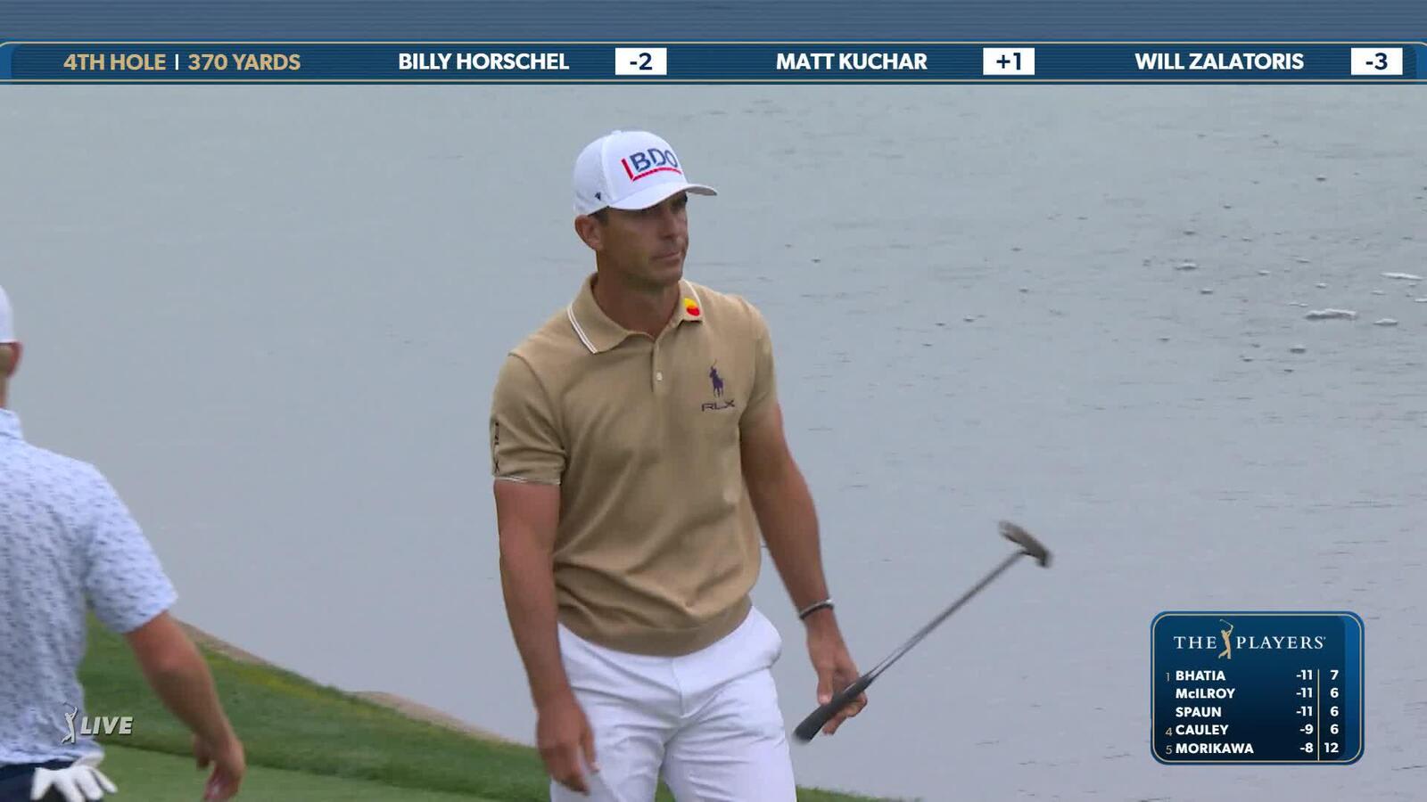 Billy Horschel | Round 4 | 4th hole | Shot 4 | 2025 THE PLAYERS