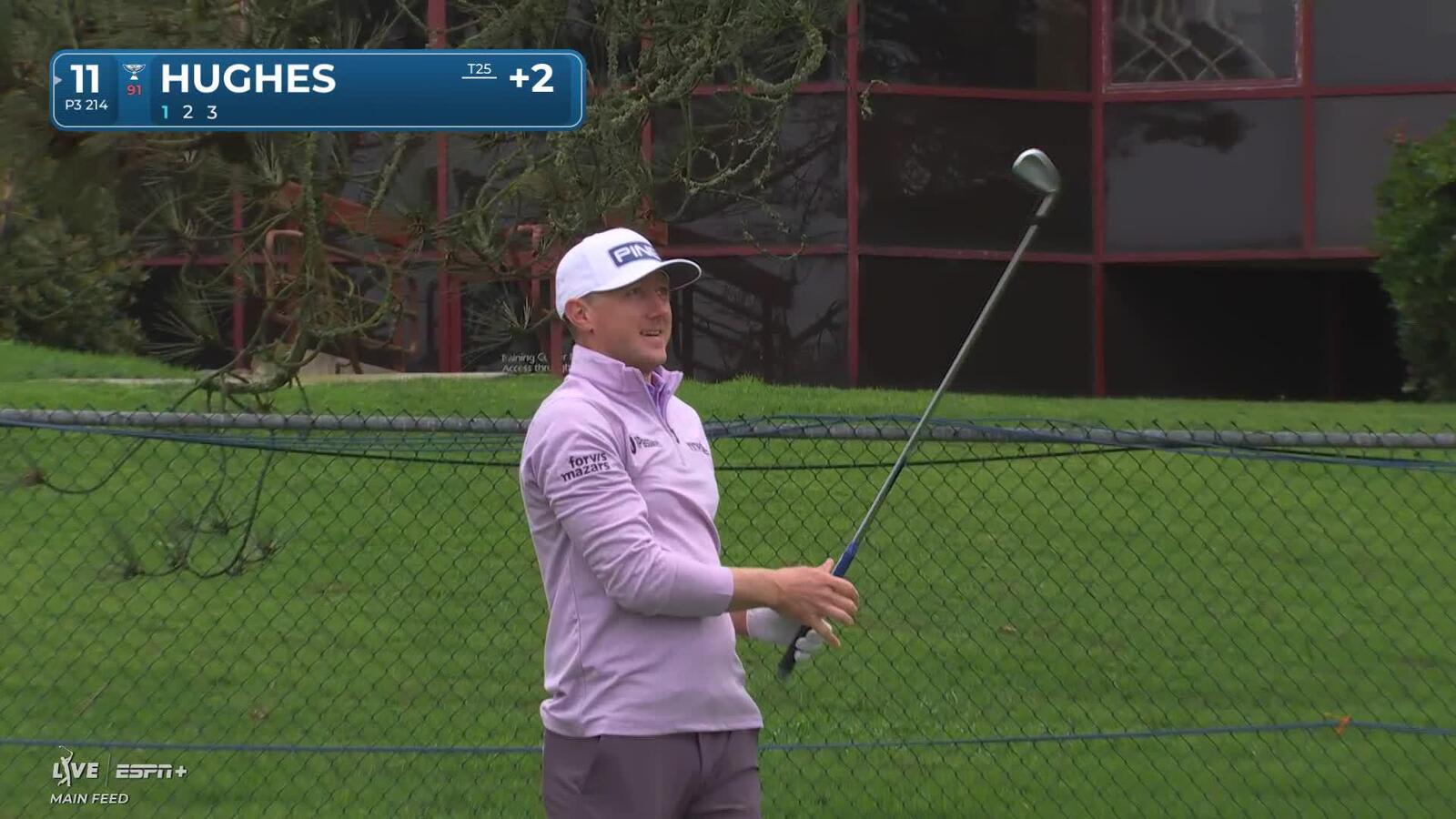 Mackenzie Hughes | Round 2 | 11th hole | Shot 1 | 2025 Genesis