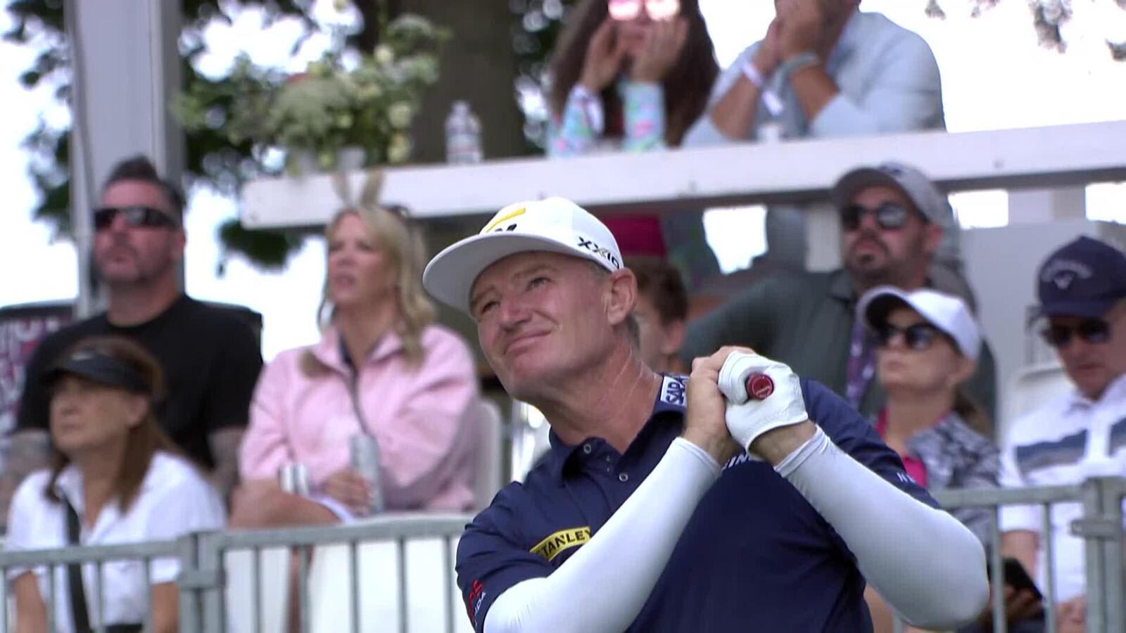 Ernie Els | Round 3 | 17th hole | Shot 1 | 2025 Ally Challenge