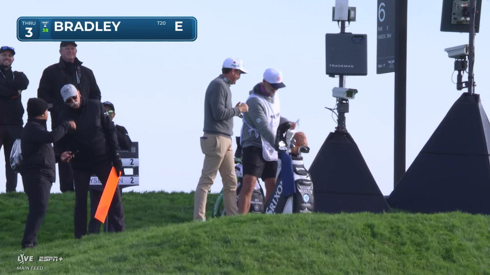 Keegan Bradley | Round 4 | 3rd hole | Shot 1 | 2025 Genesis