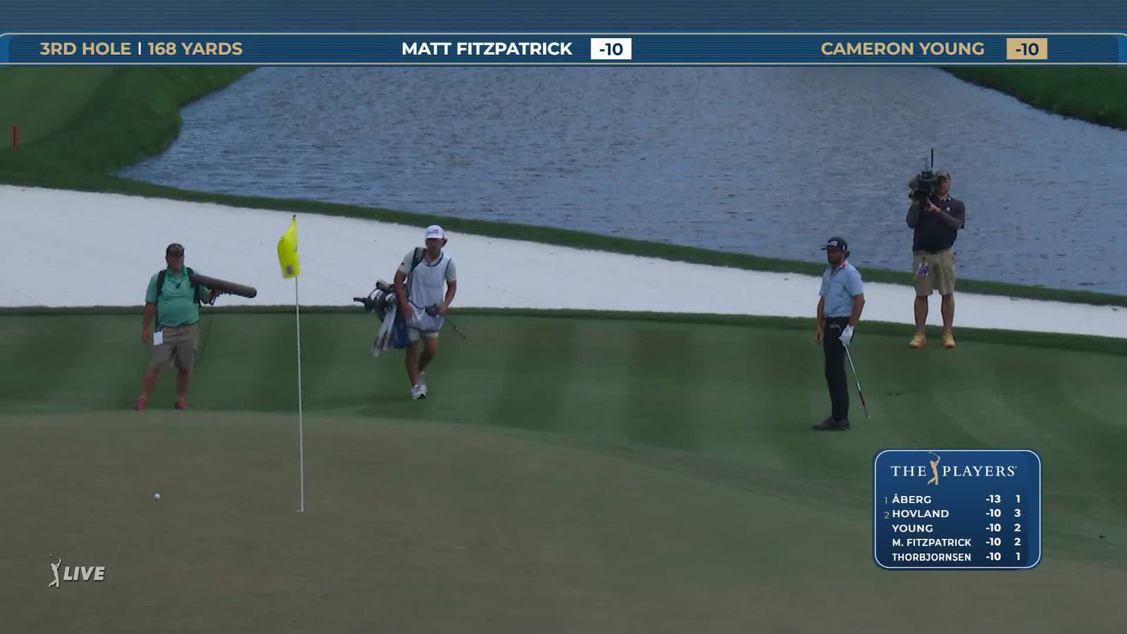 Cameron Young | Round 4 | 3rd hole | Shot 2 | 2026 THE PLAYERS